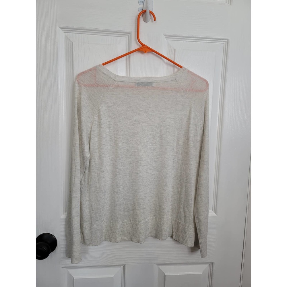 ZARA Knit Cream Super Soft Thin Lightweight Sweater Size SMALL - Picture 4 of 5